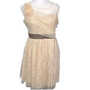 Ryu Lace Tulle Illusion Dress